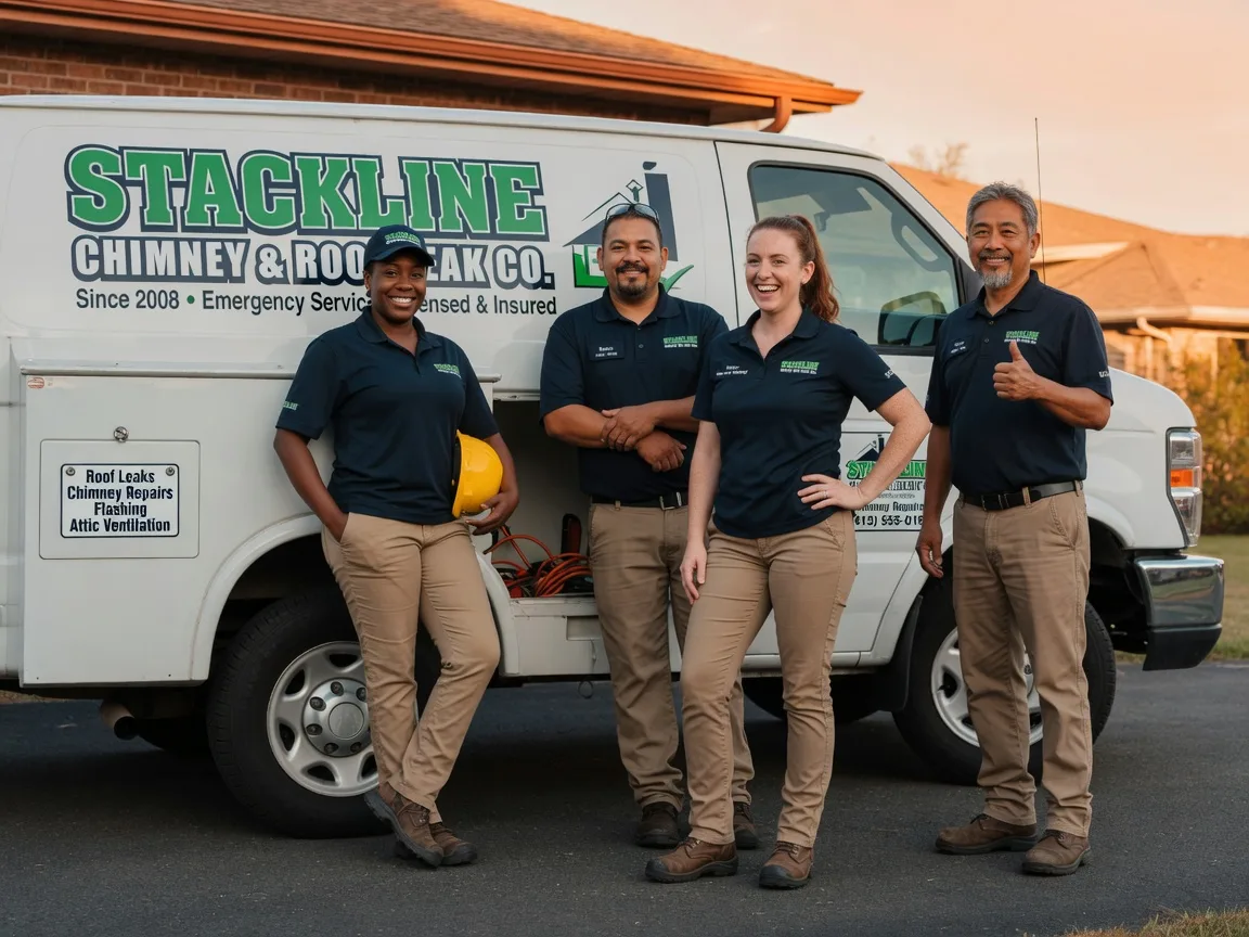 Chimney flashing repair company in Cashion, OK